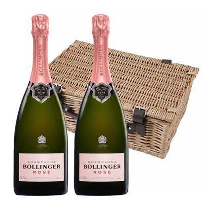 Bollinger Rose Champagne 75cl Twin Hamper (2x75cl)